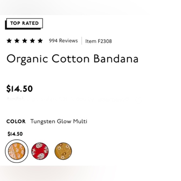 Madewell organic cotton Bandana - Picture 11 of 12